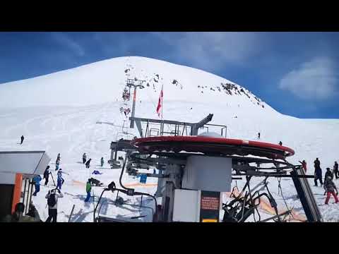 კატასტროფა გუდაურში საბაგიროზე Accident in ski lift Gudauri Georgia 1 - true version
